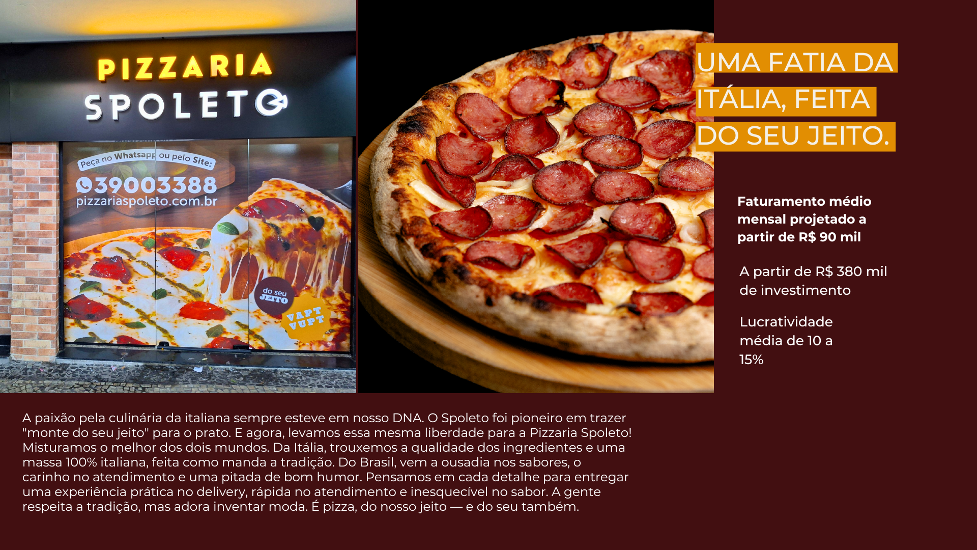 Lucratividade média de 10 a 15% (3)